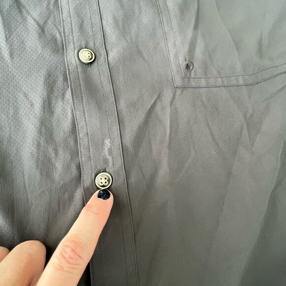 Solaris Outdoors Gray Vented Fishing Shirt - Size 3XT - Picture 10 of 13